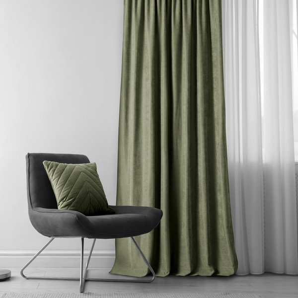 Zöld függöny 140x225 cm Milana – Homede-image-1