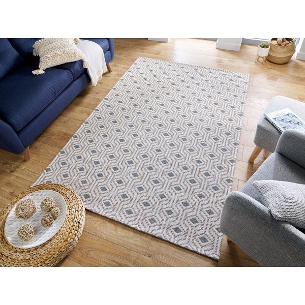 Bombax bézs-szürke pamut szőnyeg, 114 x 170 cm - Flair Rugs-image-4