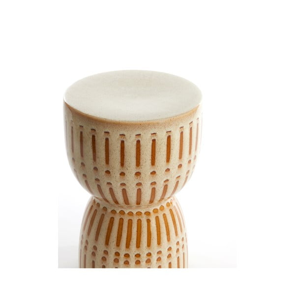 Kerámia kerek tárolóasztal ø 28,5 cm Finca – Light & Living-image-1