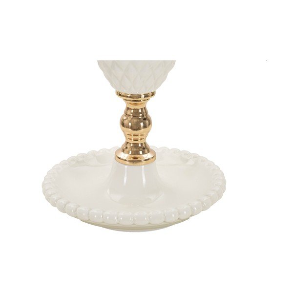 Fehér asztali lámpa textil búrával (magasság 57 cm) Torre – Mauro Ferretti-image-3