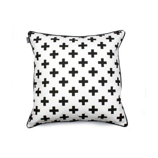 Sharp Black White fekete-fehér párnahuzat, 60 x 60 cm - WeLoveBeds