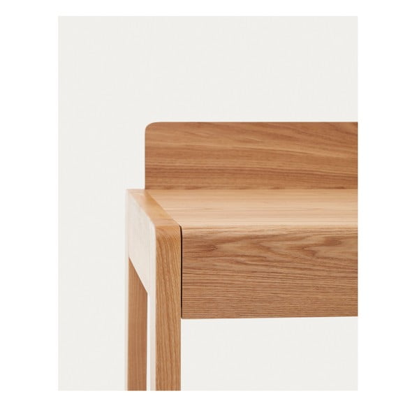 Íróasztal kőrisfa dekoros asztallappal 60x120 cm Arandu – Kave Home-image-4