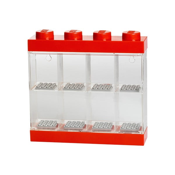 Piros-fehér gyűjtődoboz 8 minifigurához - LEGO®
