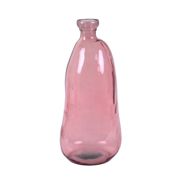 Simplicity rózsaszín újrahasznosított üveg váza, magasság 51 cm - Ego Dekor