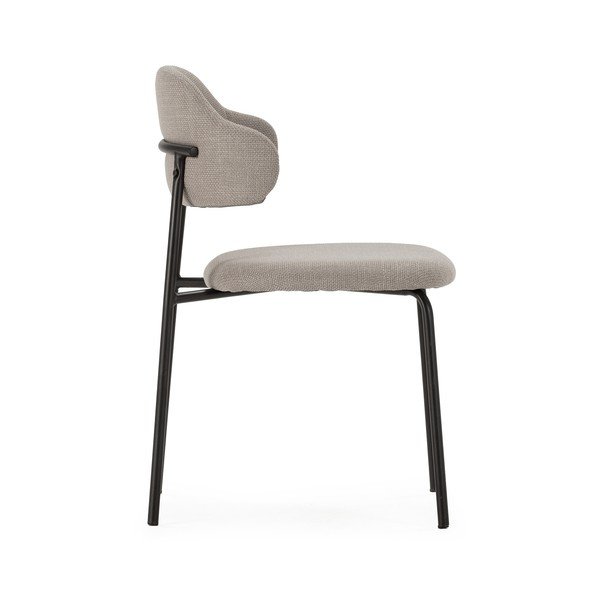 Világosszürke étkezőszék szett 4 db-os Adriel – Marckeric-image-3