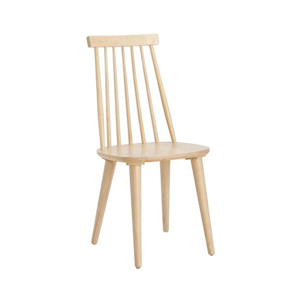 Világos natúr színű kaucsukfa bárszék szett 2 db-os (ülésmagasság 45 cm) Jolina – Ellos Home