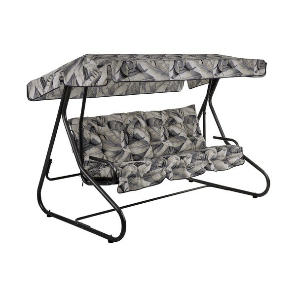 Szürke fém kerti hintaágy Milano – Dajar-image-1