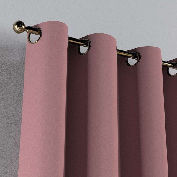 Rózsaszín függöny 260x130 cm Cotton Story - Yellow Tipi-image-3