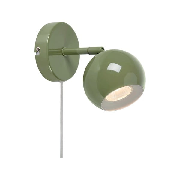 Zöld konnektorhoz csatlakoztatható fali lámpa Pop – Markslöjd