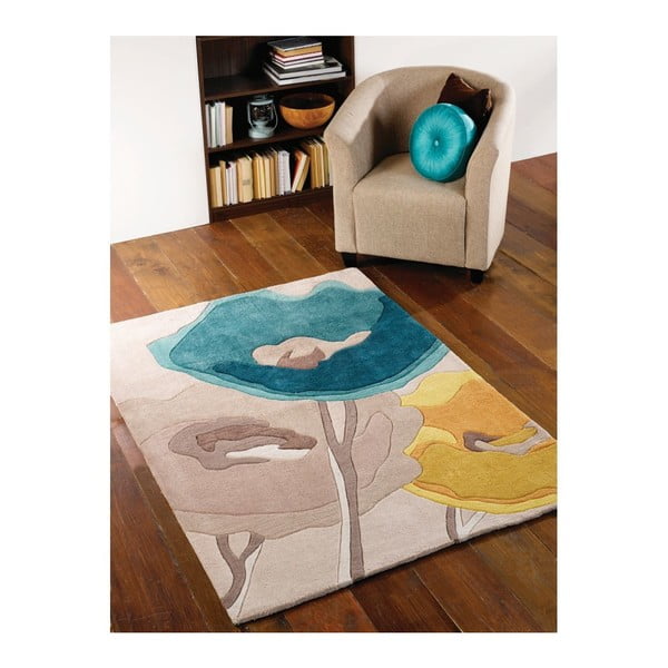 Poppy Teal szőnyeg, 170 x 120 cm - Flair Rugs