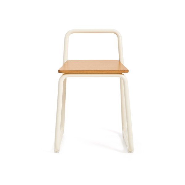 Bézs fém gyerek szék Tinn – Kave Home-image-2