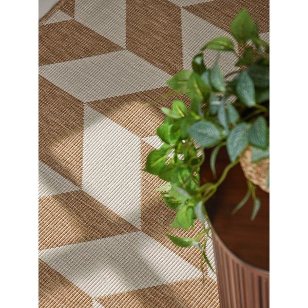 Krémszínű-natúr színű kültéri-beltéri szőnyeg 160x230 cm Haringey Terrick – Ted Baker-image-2