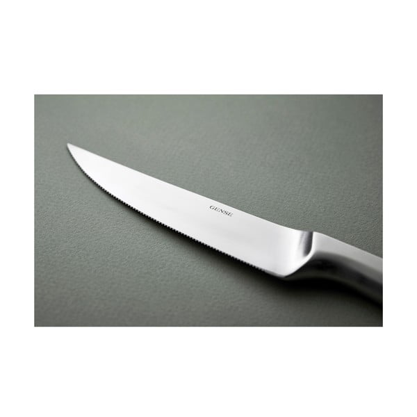 Ezüstszínű rozsdamentes acél evőeszköz készlet 4 db-os Norm – Gense-image-4