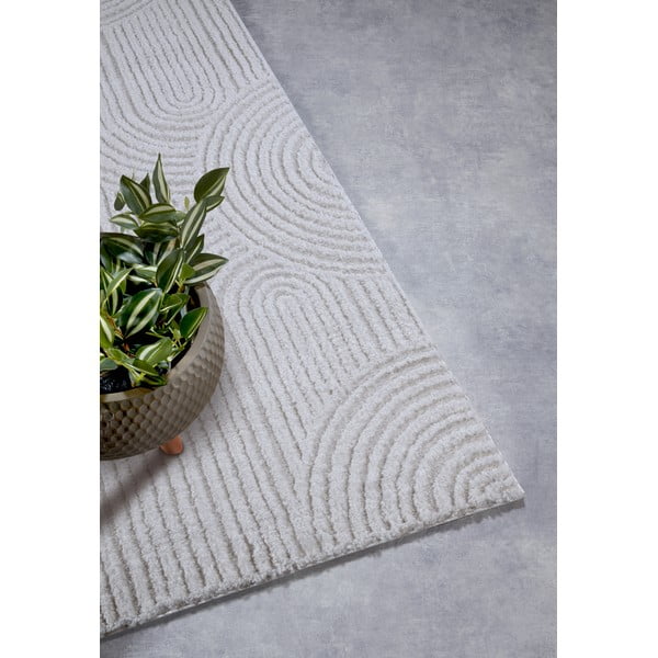 Krémszínű futószőnyeg 80x240 cm Chappe Cream White – Elle Decoration-image-2