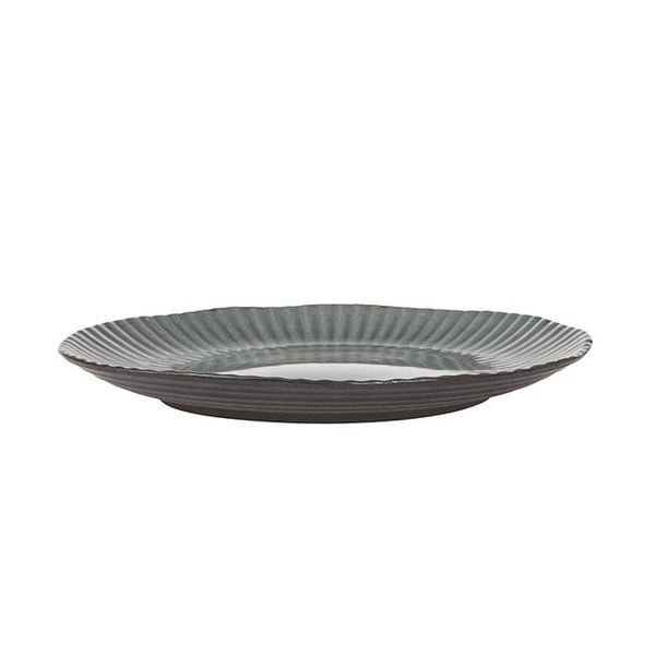 Birch szürke agyagkerámia tányér, ø 27,5 cm - Bahne & CO