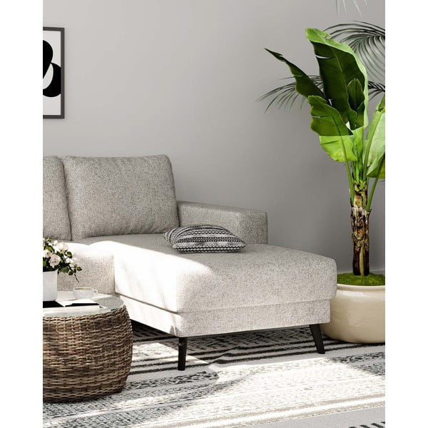 Krémszínű sarokkanapé (jobb oldali) Fynn – Ghado-image-4