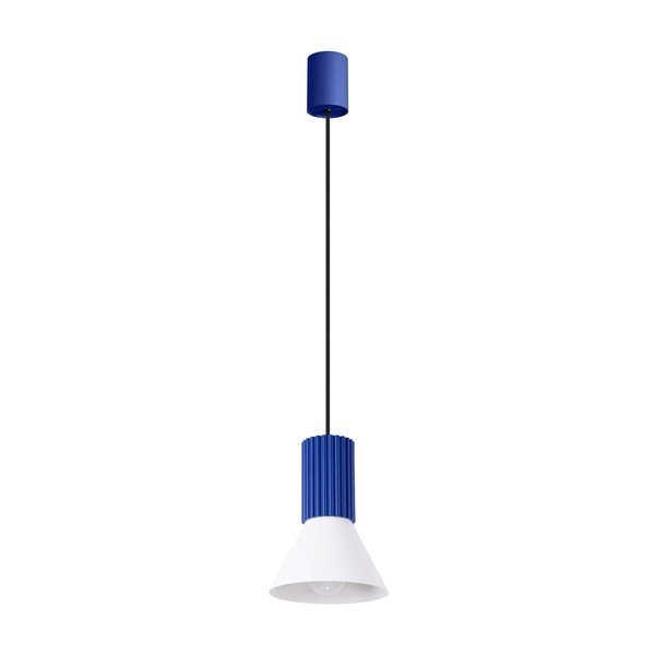 Kék fém függőlámpa ø 14 cm Niru – Sollux