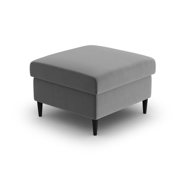 Világosszürke bársony lábtartó Kyoto – Cosmopolitan Design-image-2