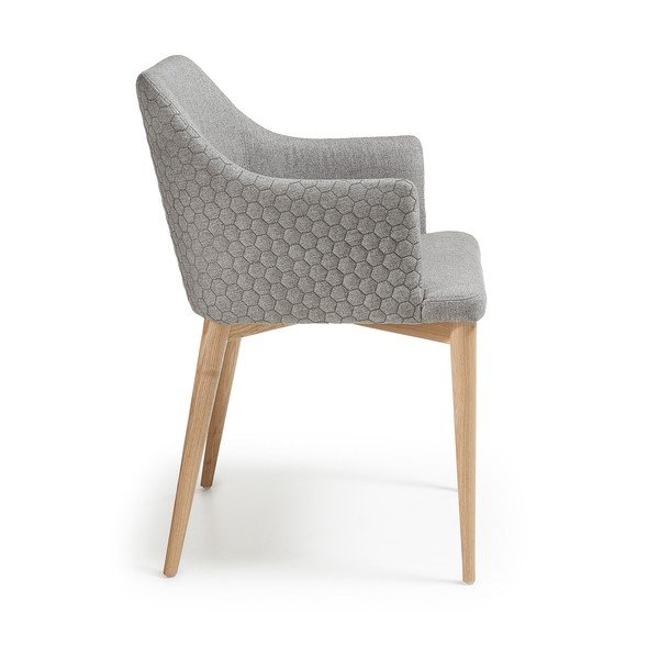 Danai világosszürke étkezőszék - Kave Home-image-3