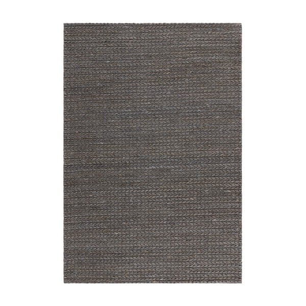 Antracitszürke kézi szövésű juta szőnyeg 160x230 cm Oakley – Asiatic Carpets