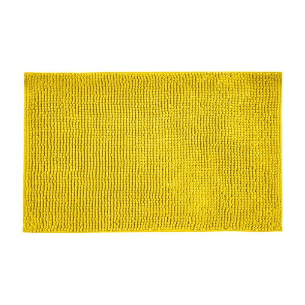 Sárga textil fürdőszobai kilépő 50x80 cm Chenille – Allstar