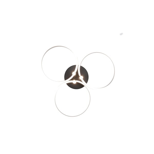 Fekete-ezüstszínű LED dimmelhető mennyezeti lámpa Caruso – Trio-image-4