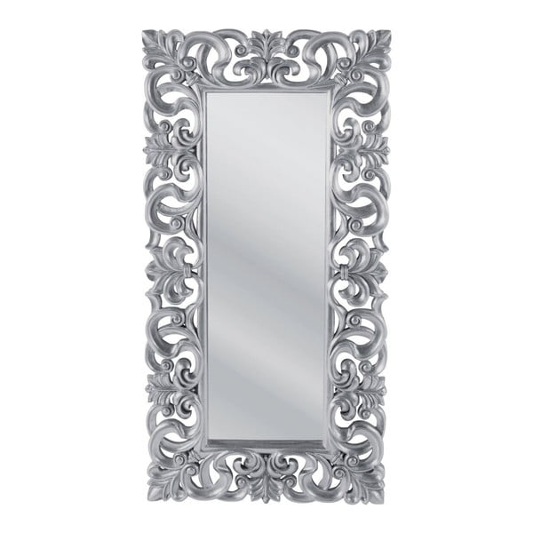 Baroque ezüstszínű tükör, magasság 180 cm - Kare Design