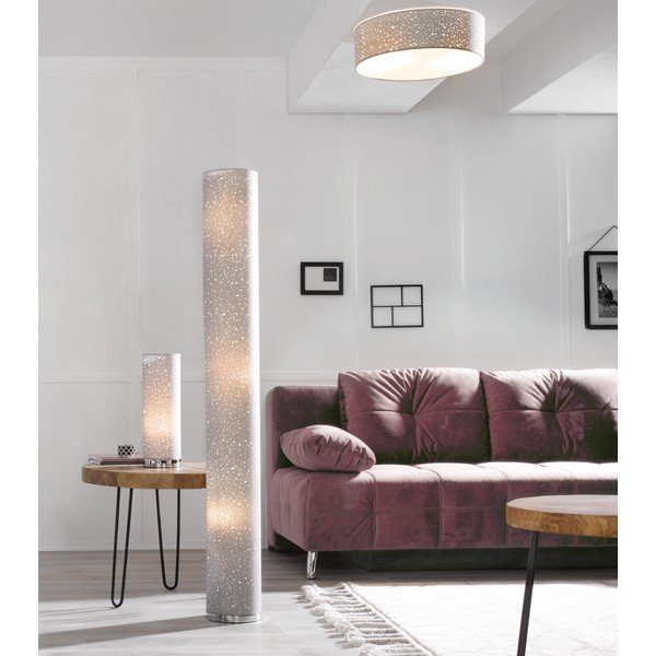 Szürke asztali lámpa textil búrával (magasság 35 cm) Thor – Fischer & Honsel-image-3