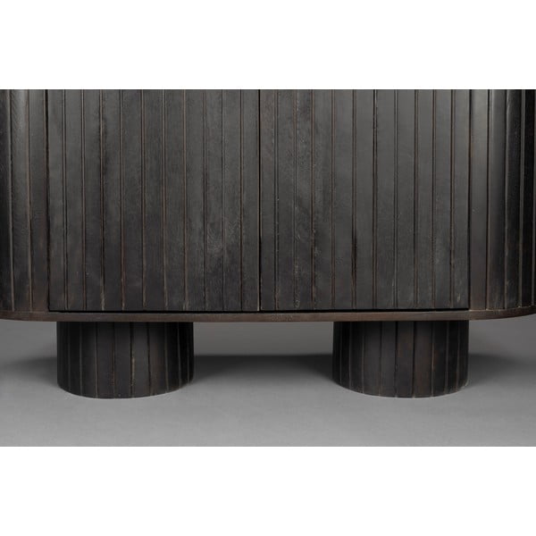 Sötétbarna mangófa szekrény 110x80x40 cm Kenji – Dutchbone-image-3