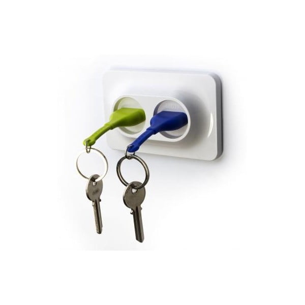 Double Unplug fogas zöld és kék kulcstartóval - Qualy&CO