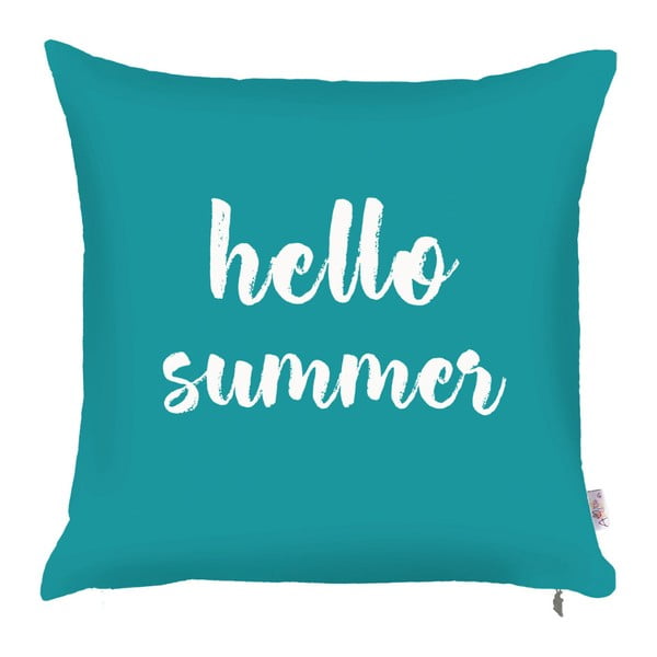 Hello Summer kék párnahuzat, 43 x 43 cm - Mike & Co. NEW YORK