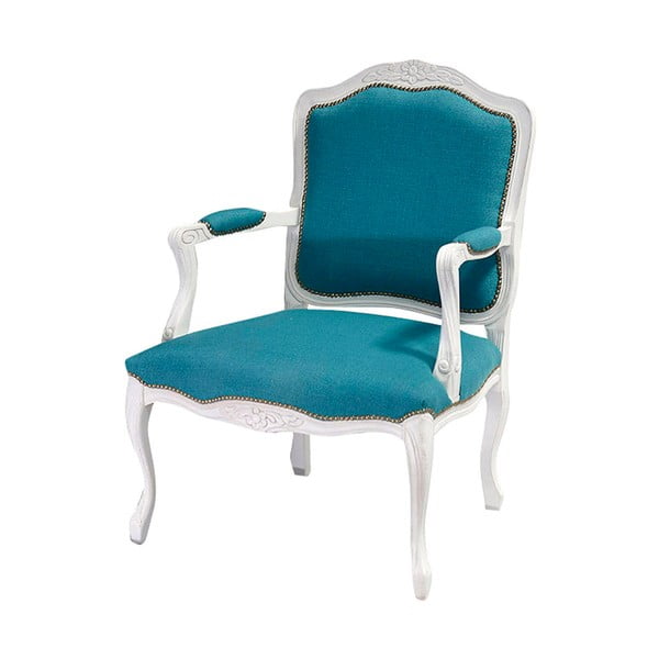 Patchwork Ocean kék-fehér szék - Evergreen House