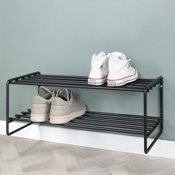 Fekete fém cipőtartó Clint – Spinder Design-image-4