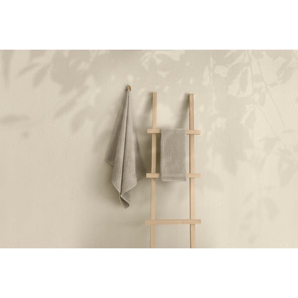 Bézs pamut törölköző és fürdőlepedő készlet 2 db-os - Foutastic-image-3