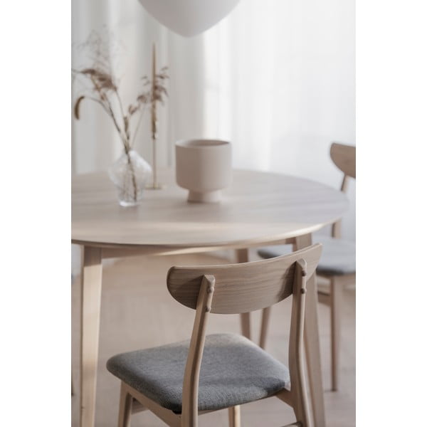 Natúr színű étkezőszék szett 2 db-os Rodham - Rowico-image-3