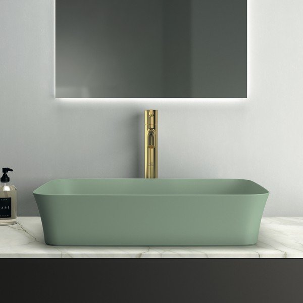 Zöld kerámia mosdókagyló 55x38 cm Ipalyss – Ideal Standard-image-1