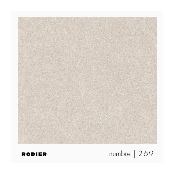 Bézs bársony sarokkanapé (jobb oldali-heverő résszel) Baga – Rodier-image-3