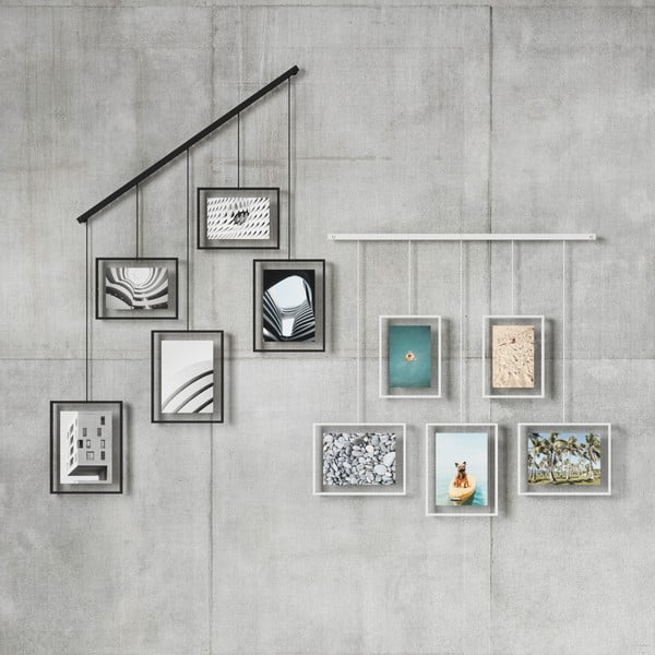 Fehér fém fali képkeret szett 5 db-os 66x69 cm Exhibit – Umbra-image-3