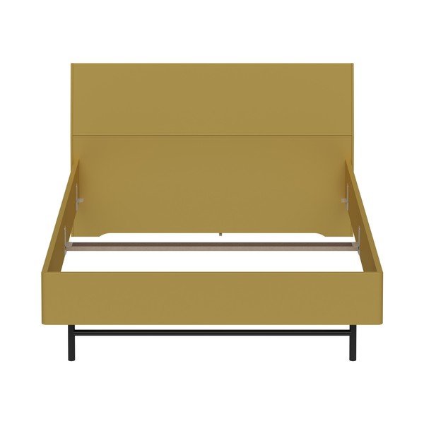 Monteo zöldessárga kétszemélyes ágy, 140 x 200 cm - Germania-image-1