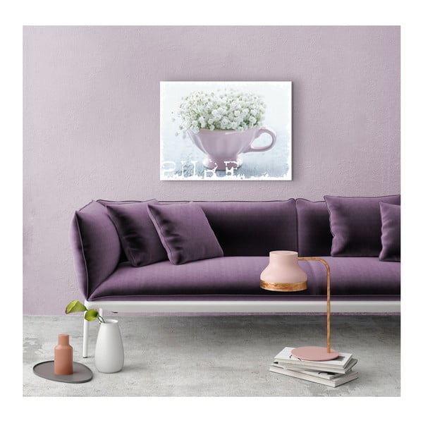 Shabby White Pure fali kép, 32 x 42 cm - Styler-image-1