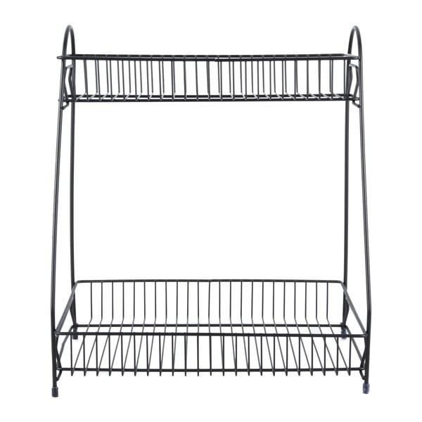 Tidy fekete fém konyhai állvány 2 polccal - PT LIVING-image-2