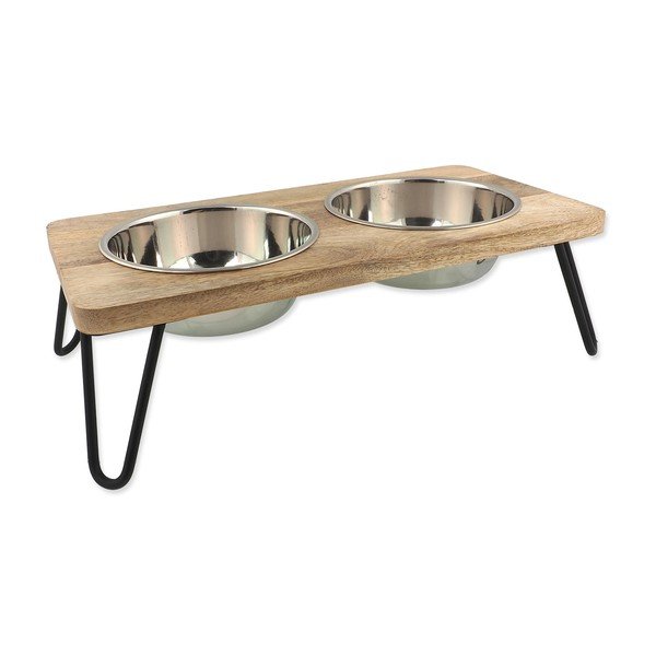 Fa tálka szett állvánnyal kutyáknak Dog Fantasy – Plaček Pet Products