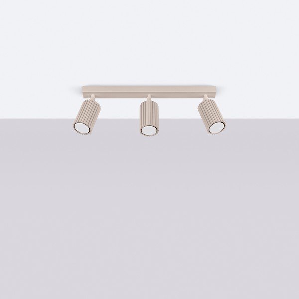 Szürkésbarna fém spotlámpa 6,5x45 cm Gleam – Sollux-image-2