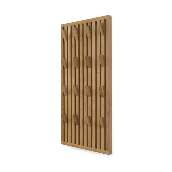 Natúr színű tölgyfa fogas panel 46x100x8 cm Parco – Spinder Design-image-2