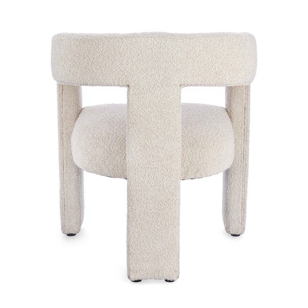 Bézs kárpitozott karfás étkezőfotel Arabella – Bizzotto-image-4