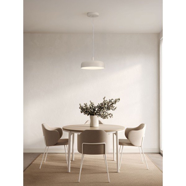 Krémszínű alumínium LED dimmelhető függőlámpa ø 40 cm Noelia – Nova Luce-image-1