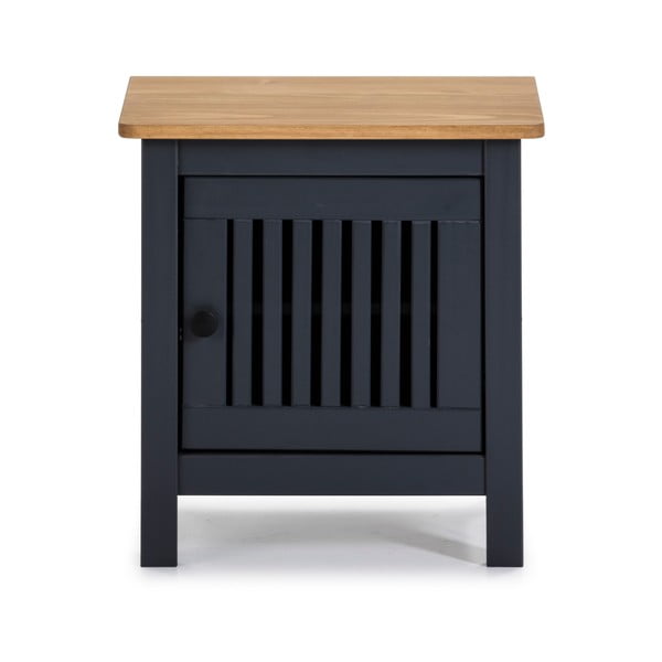 Bruna szürke fa éjjeliszekrény - Marckeric-image-2