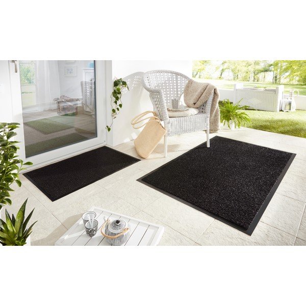 Garden Brush fekete kültéri lábtörlő, 6ö x 90 cm - Hanse Home-image-1