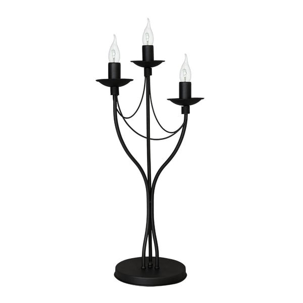 Spirit fekete asztali lámpa, magassága 63 cm - Glimte