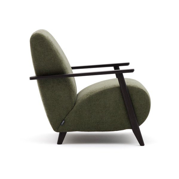 Zöld zsenília fotel Meghan – Kave Home-image-2